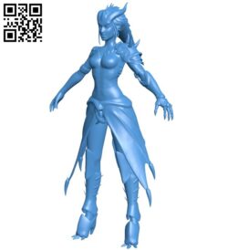 Dragon women B006077 download free stl files 3d model for 3d printer and CNC carving
