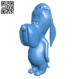 Droopy dog B006243 download free stl files 3d model for 3d printer and CNC carving