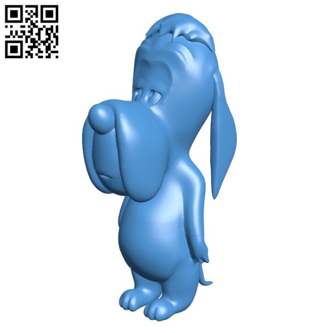 Droopy dog B006243 download free stl files 3d model for 3d printer and CNC carving