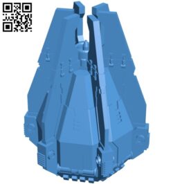 Drop pod B005997 download free stl files 3d model for 3d printer and CNC carving