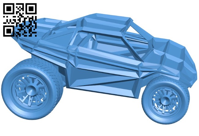 Dune buggy car B006041 download free stl files 3d model for 3d printer and CNC carving