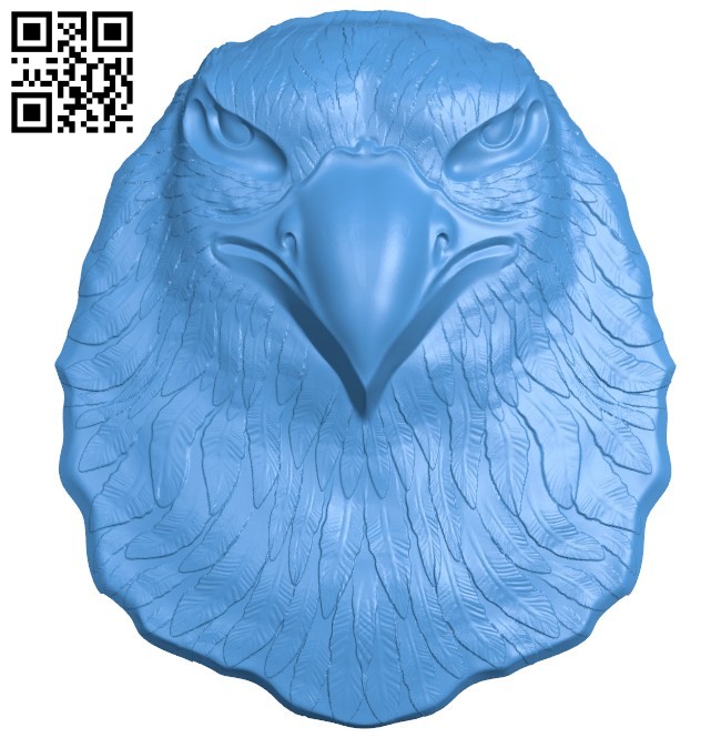 Eagle bird head A004278 download free stl files 3d model for CNC wood carving