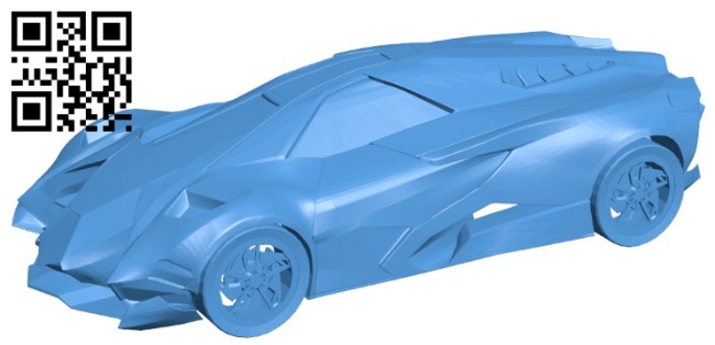 Egoista car B006225 download free stl files 3d model for 3d printer and CNC carving