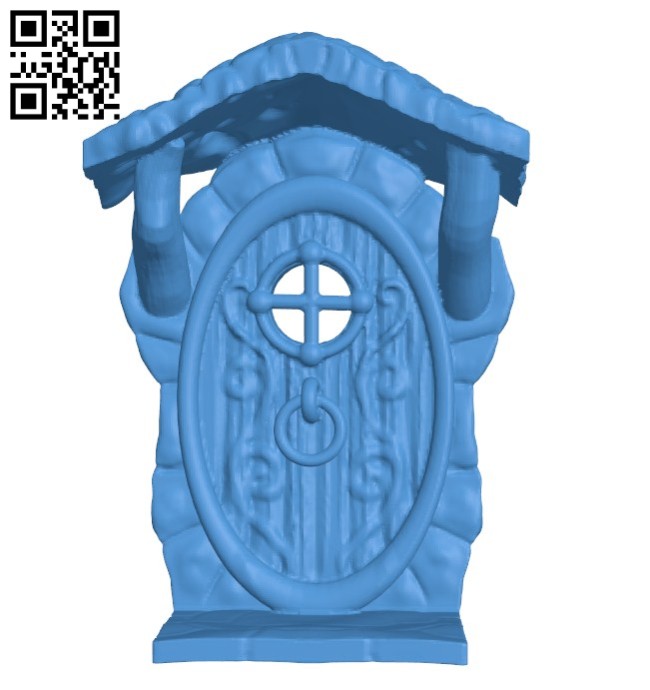 Fairy door B006205 download free stl files 3d model for 3d printer and CNC carving