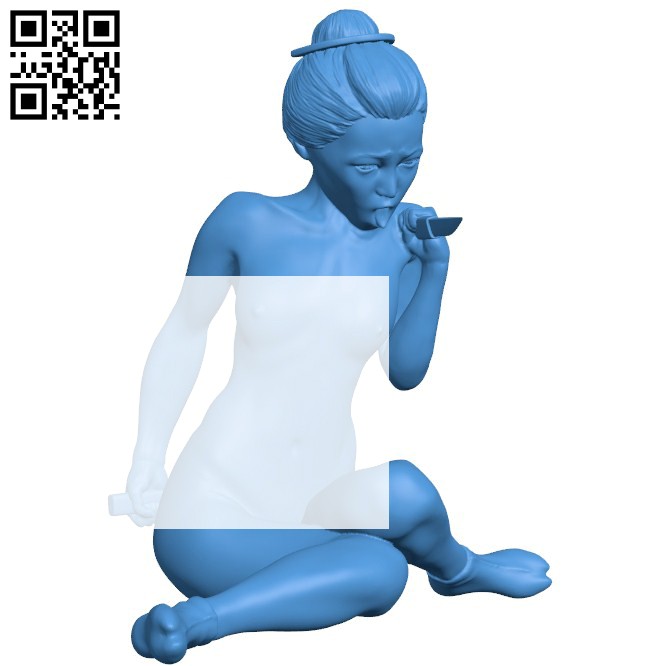 Female assassin B005825 download free stl files 3d model for 3d printer and CNC carving
