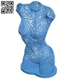 Female body B006277 download free stl files 3d model for 3d printer and CNC carving