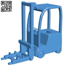 Forklift Phone Stand B006133 download free stl files 3d model for 3d printer and CNC carving