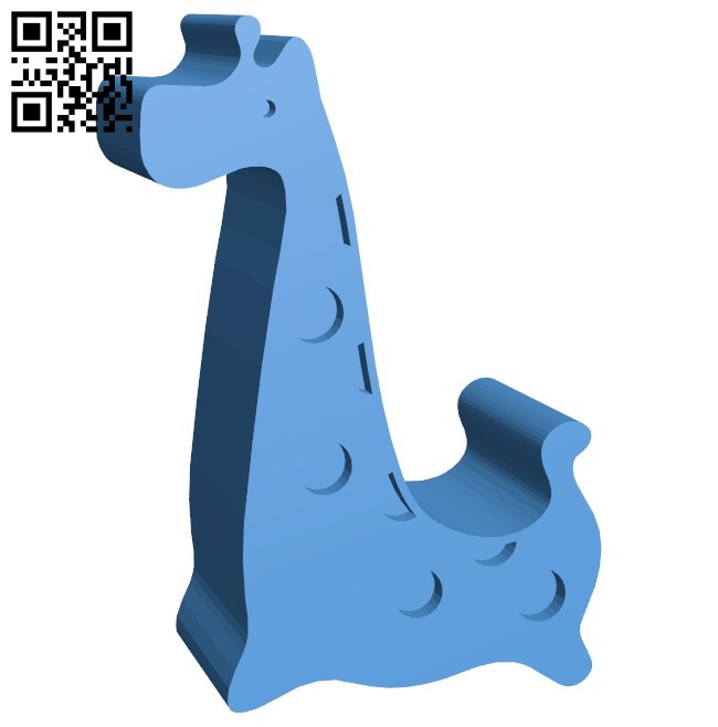 Giraffe mobile phone rack B006282 download free stl files 3d model for 3d printer and CNC carving