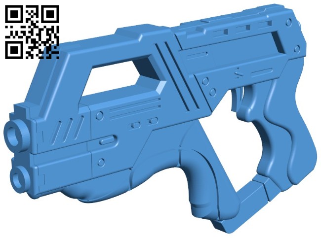 Gun M-6 carnifex B005977 download free stl files 3d model for 3d printer and CNC carving