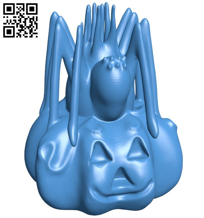 Halloween chess - Queen B006130 download free stl files 3d model for 3d printer and CNC carving