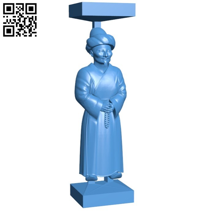 Humanoid chess B005913 download free stl files 3d model for 3d printer and CNC carving