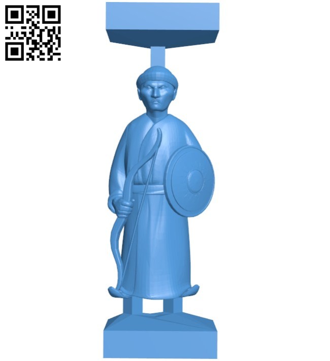 Humanoid chess B005923 download free stl files 3d model for 3d printer and CNC carving