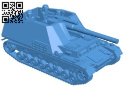 Hummel tank B005910 download free stl files 3d model for 3d printer and CNC carving