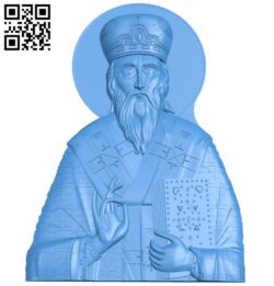 Icon Vasily Ostrovsky A004317 download free stl files 3d model for CNC wood carving