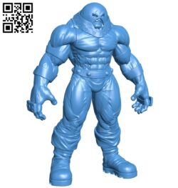 Juggernaut man B006000 download free stl files 3d model for 3d printer and CNC carving