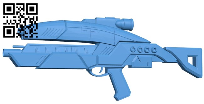 M8 Avenger gun B006252 download free stl files 3d model for 3d printer and CNC carving