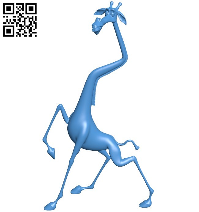 Melman giraffe B006105 download free stl files 3d model for 3d printer and CNC carving