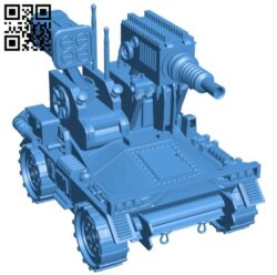 Military transport tank B005969 download free stl files 3d model for 3d printer and CNC carving
