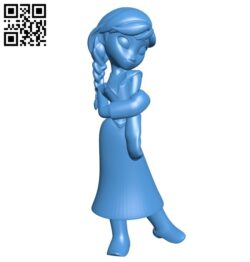 Miss Anna B006192 download free stl files 3d model for 3d printer and CNC carving