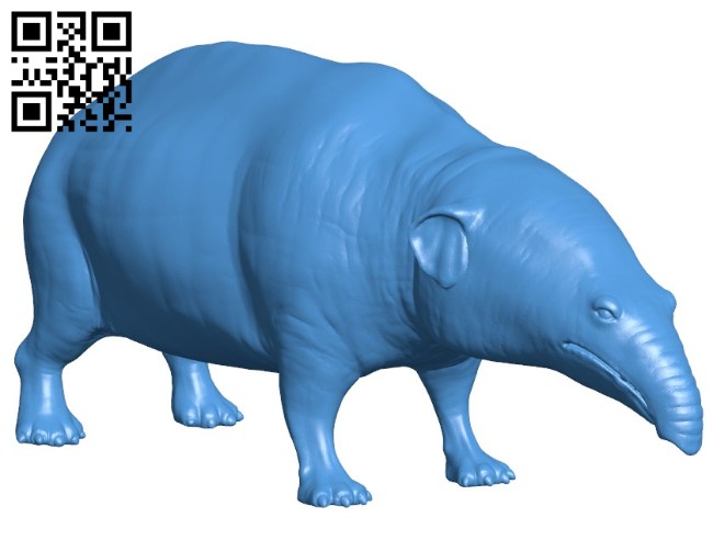 Moeritherium B005857 download free stl files 3d model for 3d printer and CNC carving