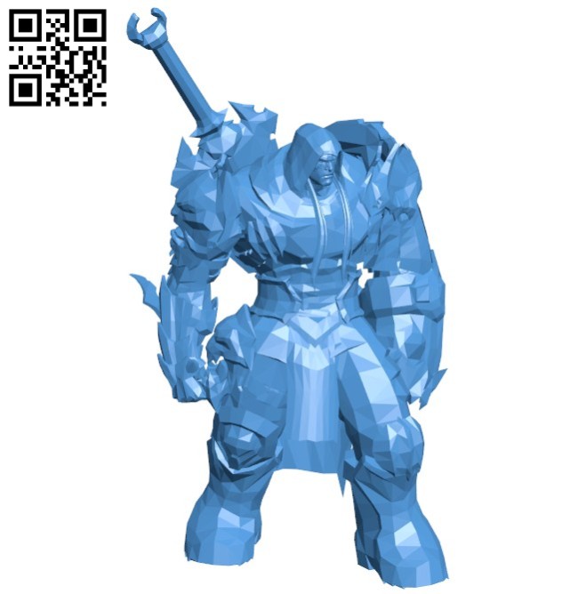 Mr Horseman of war B005835 download free stl files 3d model for 3d printer and CNC carving