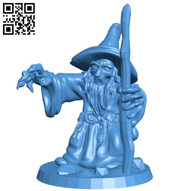Mr Wizard B006227 download free stl files 3d model for 3d printer and CNC carving