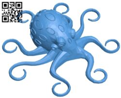 Octopus magnet B006154 download free stl files 3d model for 3d printer and CNC carving