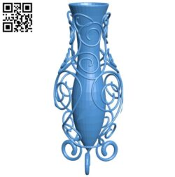 Open work vase B006112 download free stl files 3d model for 3d printer and CNC carving