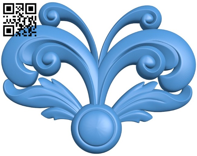 Pattern decor design A004289 download free stl files 3d model for CNC wood carving