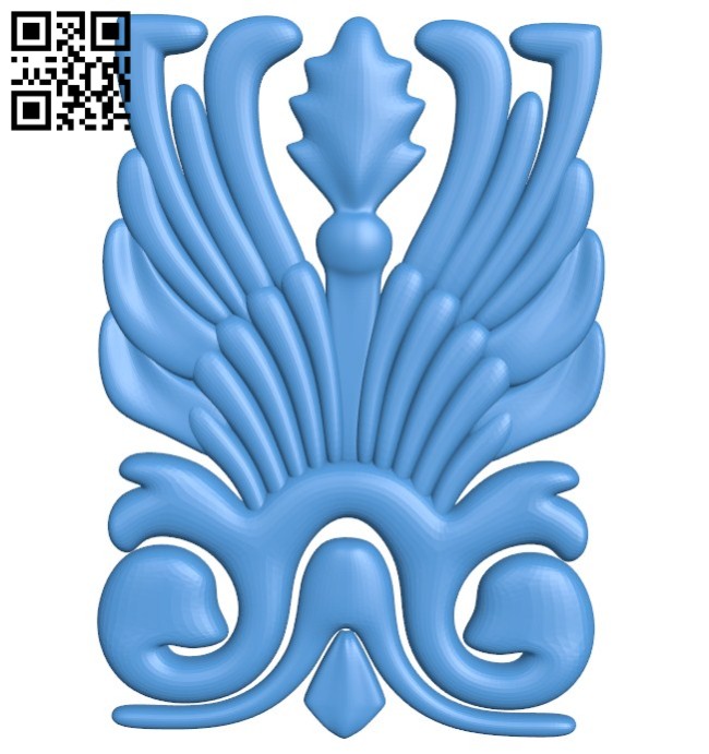 Pattern decor design A004391 download free stl files 3d model for CNC wood carving