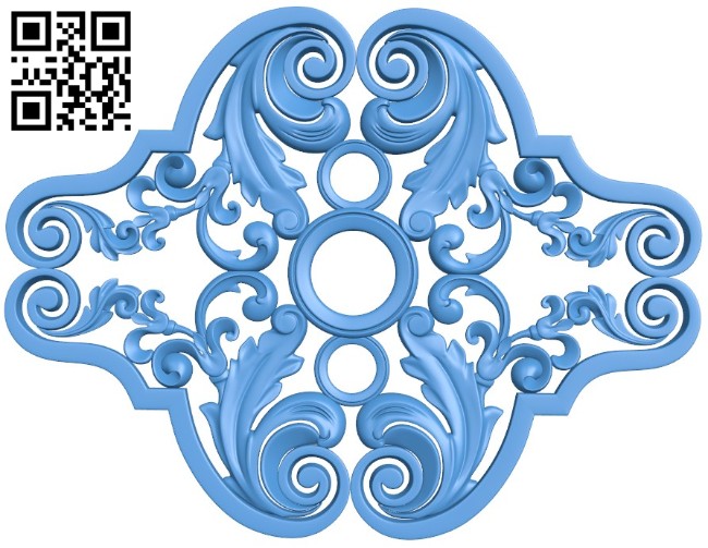 Pattern dekor design A004231 download free stl files 3d model for CNC wood carving