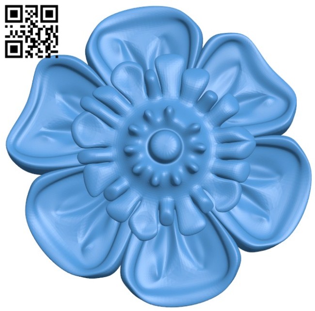 Pattern dekor flower A004335 download free stl files 3d model for CNC wood carving