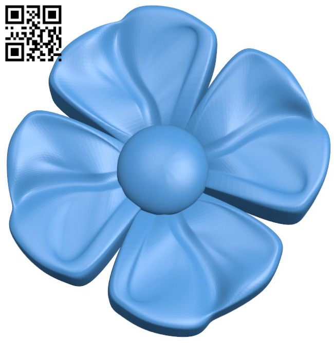 Pattern dekor flower A004336 download free stl files 3d model for CNC wood carving