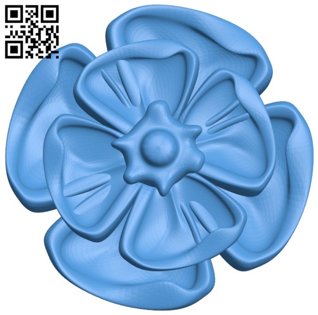 Pattern dekor flower A004337 download free stl files 3d model for CNC wood carving