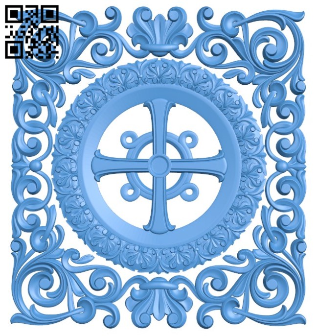 Pattern dekor square A004198 download free stl files 3d model for CNC wood carving