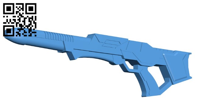Phaser rifle B006184 download free stl files 3d model for 3d printer and CNC carving