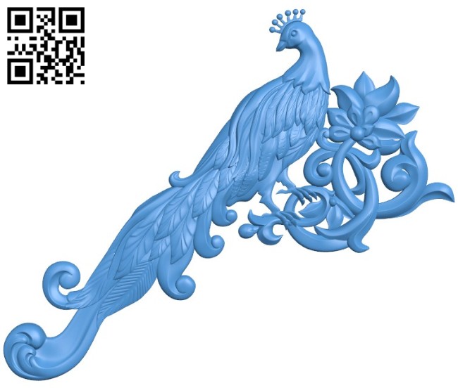 Phoenix pattern A004203 download free stl files 3d model for CNC wood carving