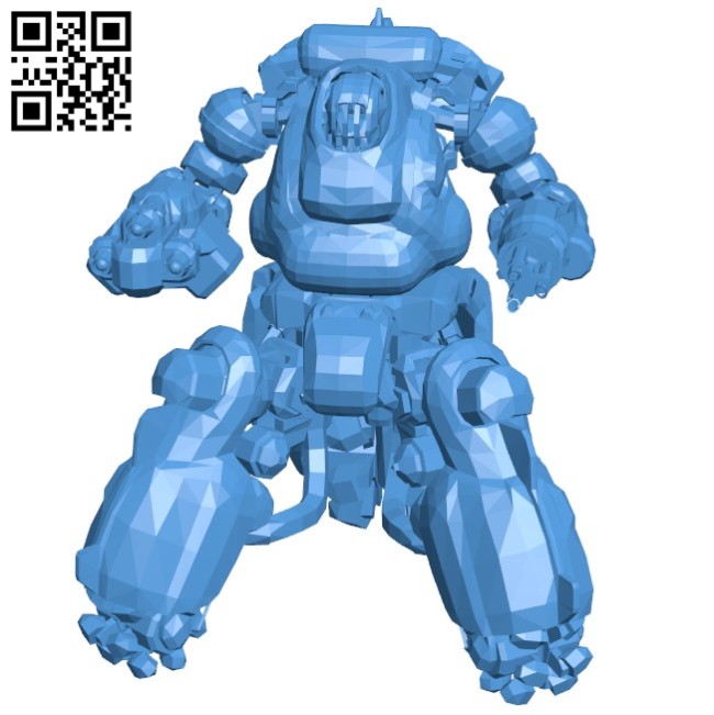 Robot Sentry Bot B006118 download free stl files 3d model for 3d printer and CNC carving