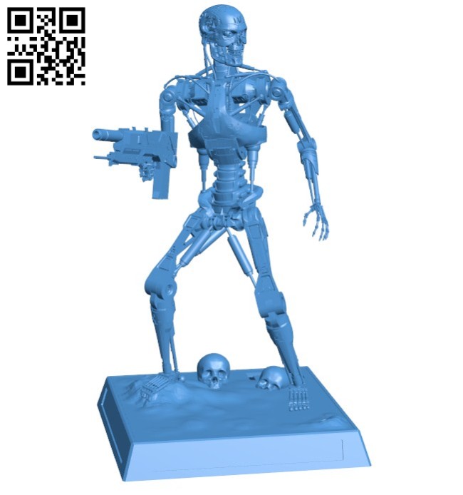Robot T800 B006086 download free stl files 3d model for 3d printer and CNC carving