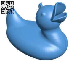 Rubber duck B006009 download free stl files 3d model for 3d printer and CNC carving
