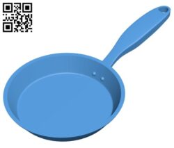 Rusty frying pan B006175 download free stl files 3d model for 3d printer and CNC carving