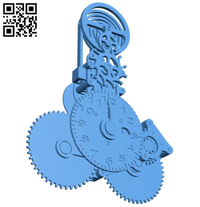 Select a watch 's detailed set B005931 download free stl files 3d model for 3d printer and CNC carving
