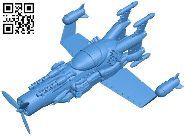 Ship steam plane B005958 download free stl files 3d model for 3d printer and CNC carving