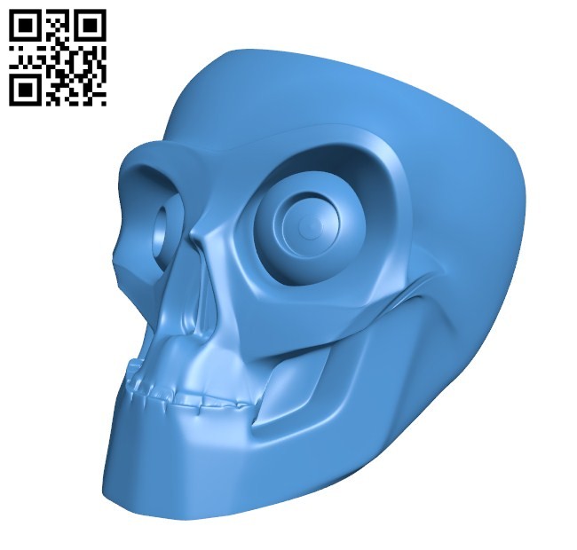 Skull bowl B006180 download free stl files 3d model for 3d printer and CNC carving