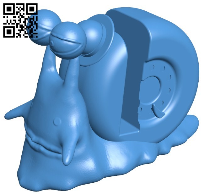 One Piece - Golden Snail Cellphone by V3Design, Download free STL model