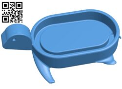Soap-dish turtle B006144 download free stl files 3d model for 3d printer and CNC carving
