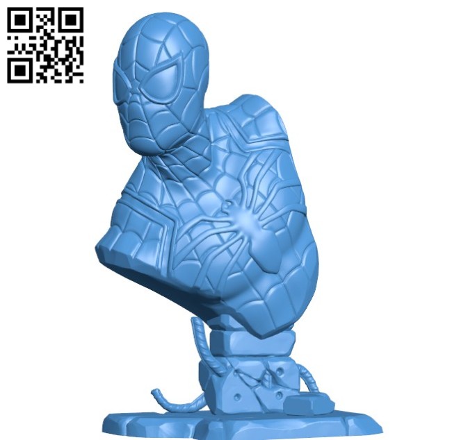 Spider man B006263 download free stl files 3d model for 3d printer and CNC carving