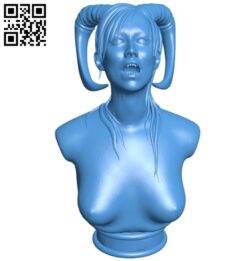 Succubus busty devil B006015 download free stl files 3d model for 3d printer and CNC carving