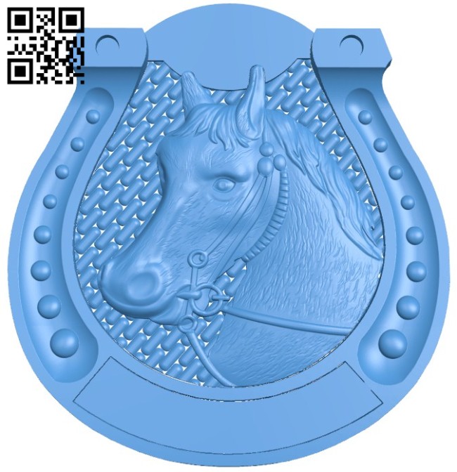 Symbol of horse A004237 download free stl files 3d model for CNC wood carving