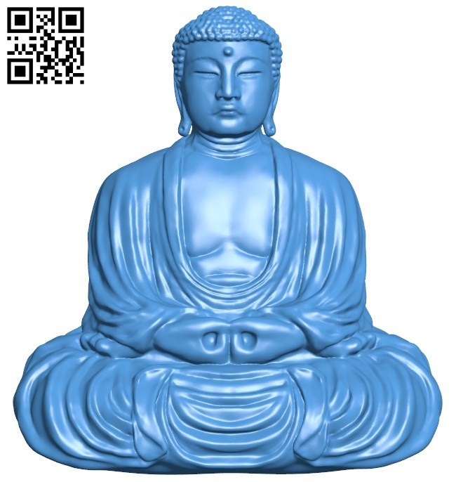 The great buddha at kamakura japan B005860 download free stl files 3d model for 3d printer and CNC carving